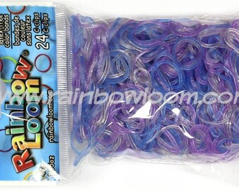 Twinkle Dark Glitter Mix Rainbow Loom Bands Refill. 600 bands & c-clips. Guaranteed authentic. Latex-free.