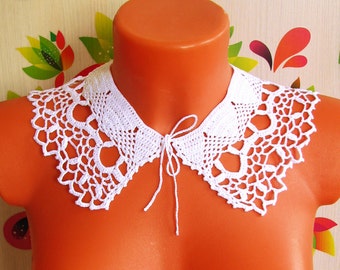 Воротник крючком Ажурный Crochet collar