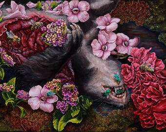 Leonora-12"x16" Giclee print of original painting