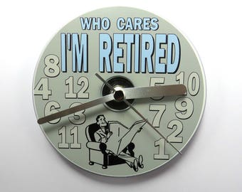 Retirement clock | Etsy