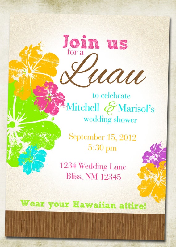 hawaiian invitation cards selo l ink co