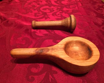 Hand Carved Mortar and Pestle