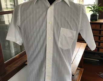 Vintage Sears Roebuck Short Sleeves Dress Shirt