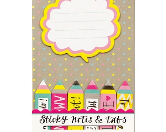 Wordy Arrows Sticky Notes & Tabs