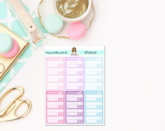 Afterpay side bar stickers