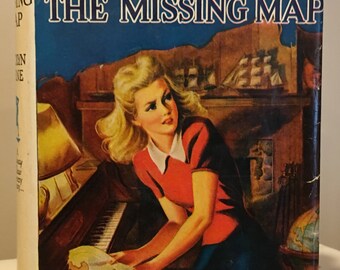 Nancy Drew - The Quest of the Missing Map by Carolyn Keene Tweed in Dust Jacket
