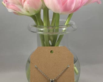 Rose Necklace Midnight Black