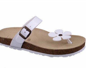 Women's Summer slippers solid color 100% Made in Italy