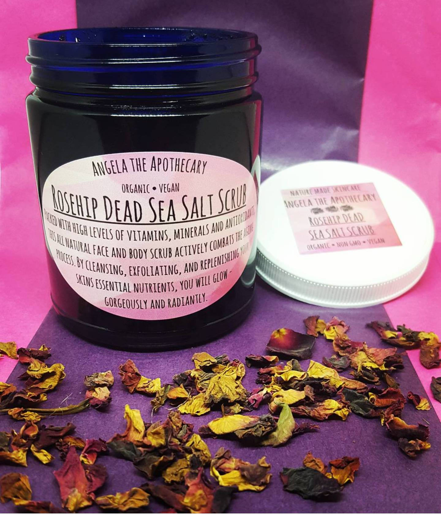 rosehip body scrub cleanser