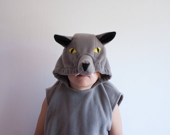 Wolf Costume, Wolf Halloween Costume, Party Costume, For Boys or Girls, Toddler Costume