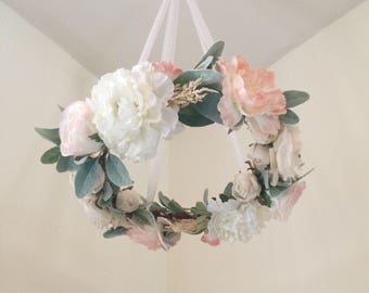 Floral Mobile Flower Mobile Baby Girl Nursery Baby Mobile Shower Gift Shabby Chic Floral Mobile Flower Mobile Baby Girl Nursery Baby Mobile Shower Gift Shabby Chic