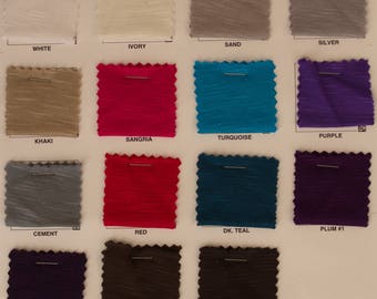 Rayon Slub Jersey Knit By The Yard"RNSL1M"