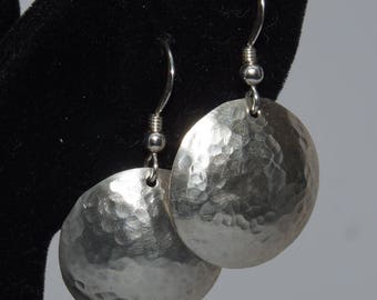 Sterling Silver Domed Earrings in 3 Sizes