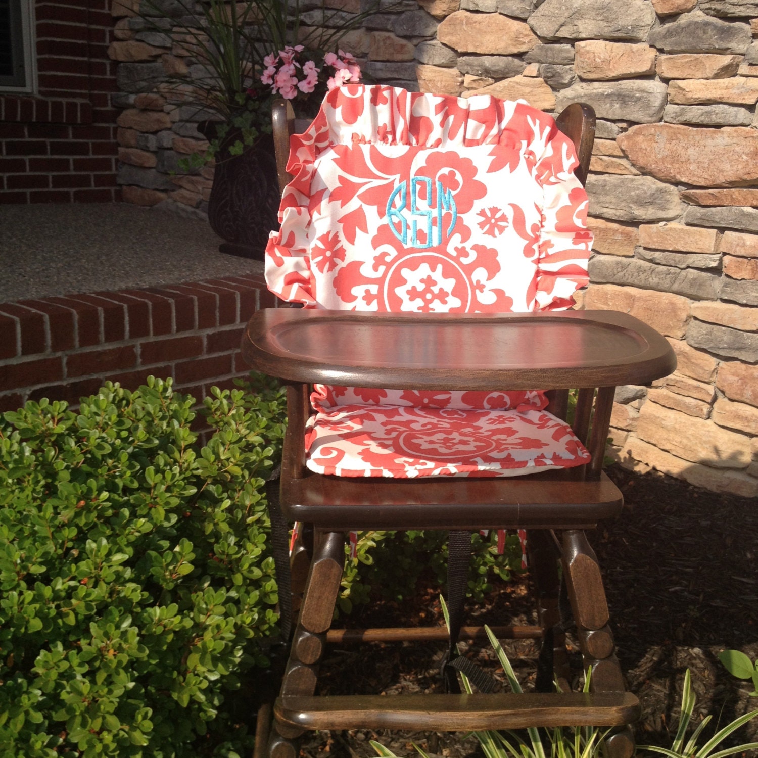 Vintage High Chair Pad High Chair Cover Pad Highchair