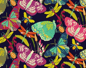 Windham - Sally Kelly - Butterfly Dance - Butterflies - Navy