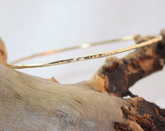 Bangle Bracelet / Brass Bracelet / Women’s Jewelry / Stacking Bangle Bracelet