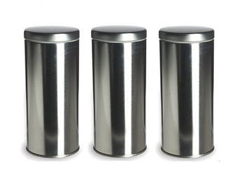 Perfectly Imperfect Sealed Tea Tins to Store Coffee, Tea, Spices - 6" tall