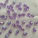 12 pieces Vintage Swarovski #5500 9x6mm Crystal Violet AB Briolette Drop Faceted Beads