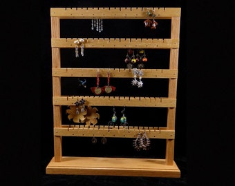 Double Sided Medium Standing Earring Holder Earring Tree Earring Storage Earring Organizer Earring Display