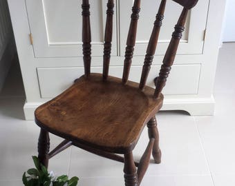 Vintage Spindle Back Chair