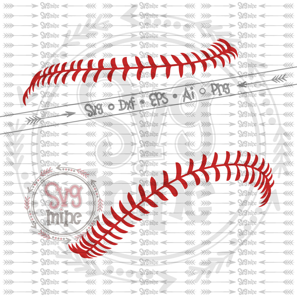 Download Baseball stitches svg Baseball svg files Baseball laces
