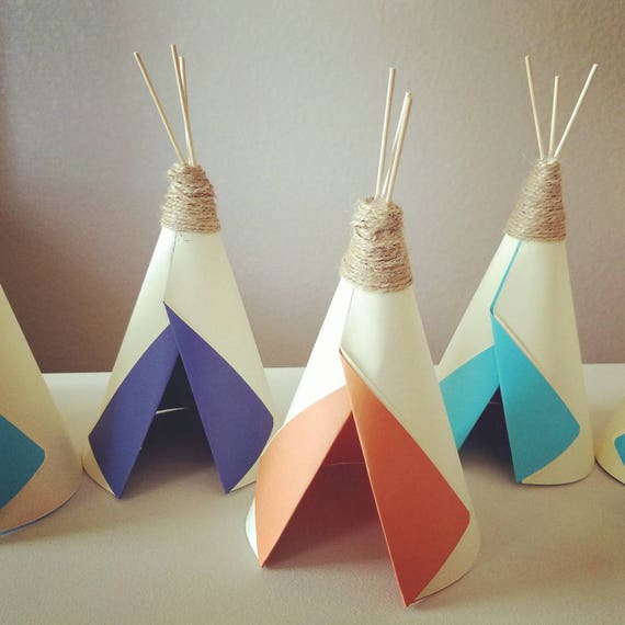 Teepee Centerpieces / Party Favors / Party Decorations