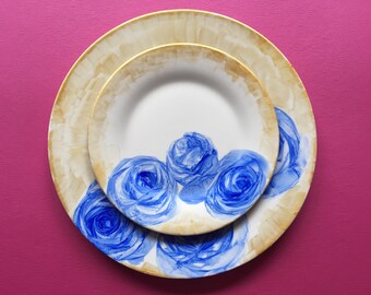 Hand painted Porcelain plates