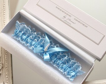 blue garter, something blue, blue wedding garter, blue bridal garter, blue lace garter, blue wedding, blue plus size garter, wedding garter