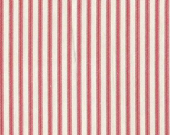 Euro Sham, Tailored, Faded Rose Pink Ticking Stripe