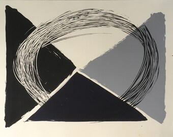 Full Circle Interruption - Original Serigraph Print