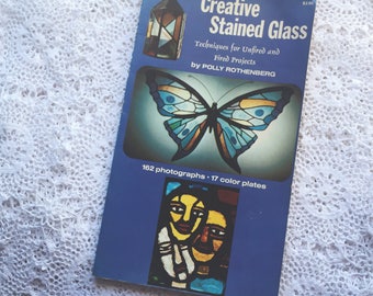 1970s Creative Stained Glass book