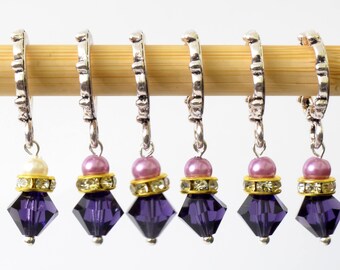 Knitting Place Markers - Stitch Markers - Set of 6