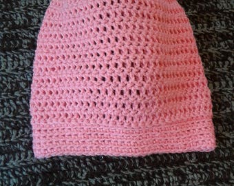 Pink Slouchy Beanie