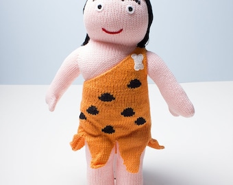 Estella Cotton Handmade Doll - Caveman 12"
