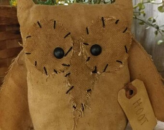Primitive Hoot Owl Birds Folk art owl Barn owl Faap Hafair Haha