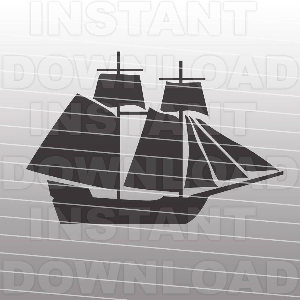 Download Pirate Ship SVG FilePirate SVG File-Cutting Template-Vector