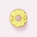 Donut Pom Maker - Lemon | wooden pom pom maker