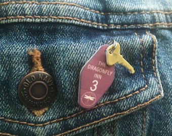 Gilmore Girls Inspired Dragonfly Inn Keychain Pin // Accessory // Jewelry // Gifts for Her // Gifts for Him