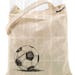 Hand Drawn Soccer Ball Cotton Canvas Tote/Market Bag With or Without Customized Name