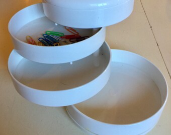 Vintage Interdesign Desk Organizer With 4 Trays made in USA