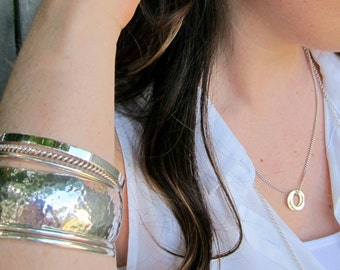 Twisted Sterling Silver Bangle