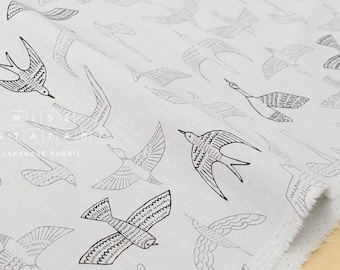 Japanese Fabric Pebble - birds - A - 50cm