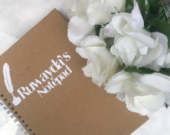 Personalised Lined notepad