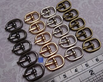 Miniature belt buckle, tiny, doll belt closure, 4 metallic tones, suitable for BJDMinifee, Feeple, Josd