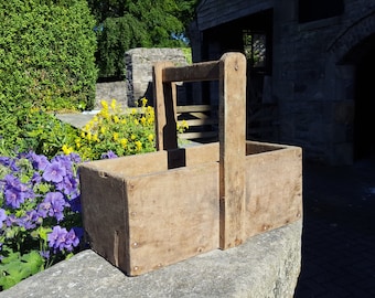 French Wooden Trug / Garden Trug / Vintage Trug / Garden / French Garden / Rustic French / Garden Basket / Shabby Chic