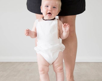 Baby Romper, White Romper, Dune Romper, Kids Romper, Romper, Sunsuit, Playsuit, Baby Sunsuit