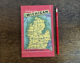 Greeting From Michigan Notebook