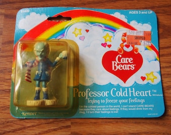 Vintage Care Bears Professor Cold Heart PVC Figurine