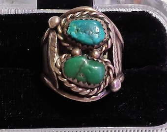 Men's Turquoise & Sterling Ring