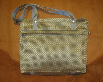 Elegant Upcycled Padded Laptop Tote
